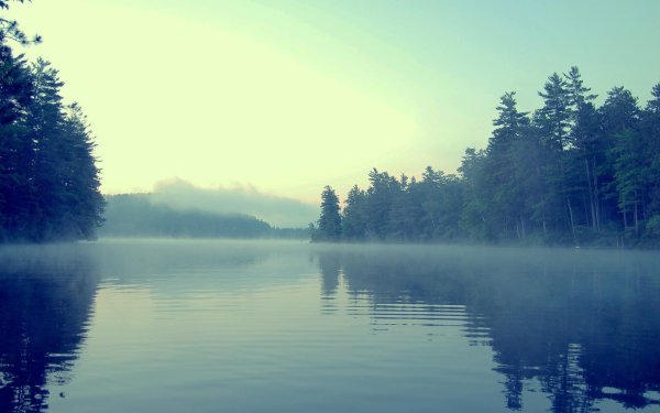 Озеро Турсунтский туман