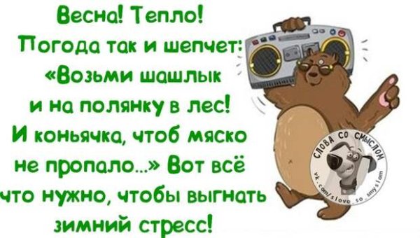 Погода шепчет выпей