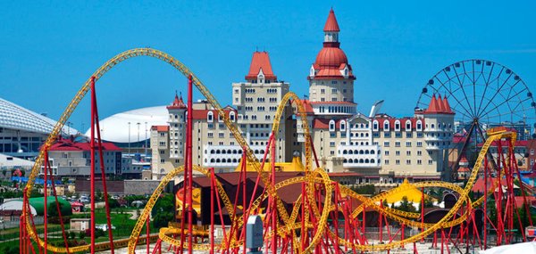 Олимпийский парк Сочи американские горки