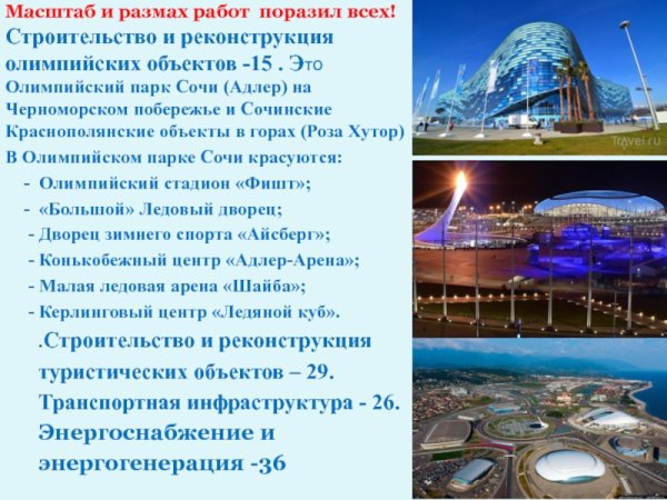 Олимпийский парк Сочи проект