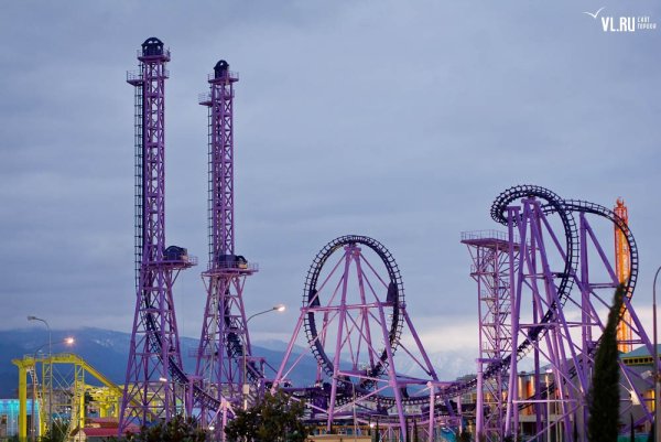 Сочи американские горки Сочи парк