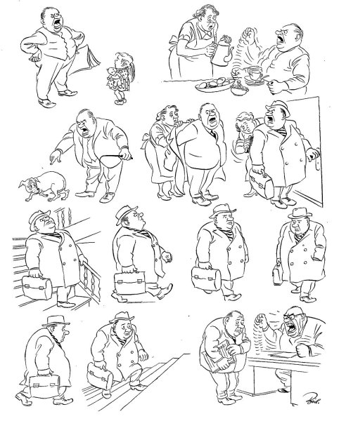 Карикатурист Херлуф Бидструп