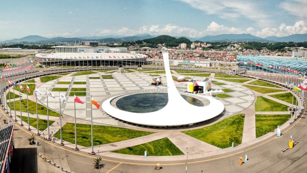 Сочи Олимпийский парк площадь