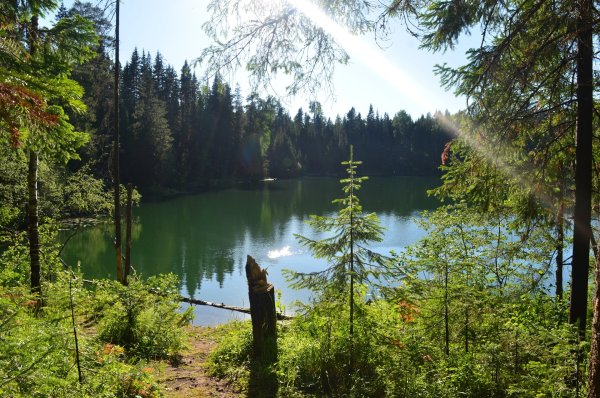 Озеро бездонное Урал