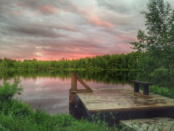 Круглое озеро в Солнечногорске