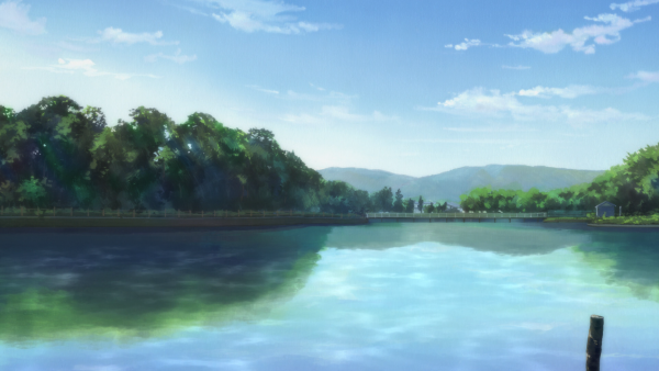 Озеро из аниме