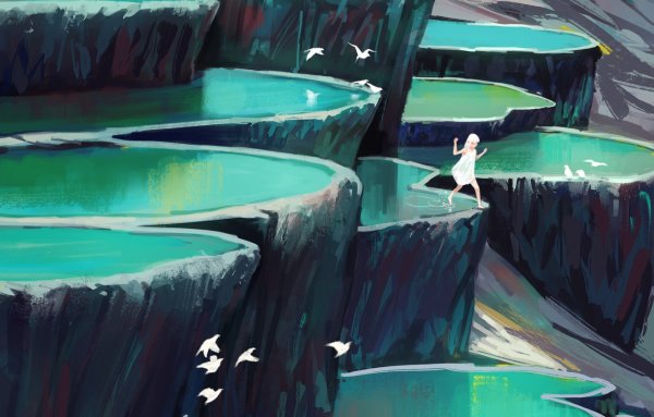 Аниме озеро