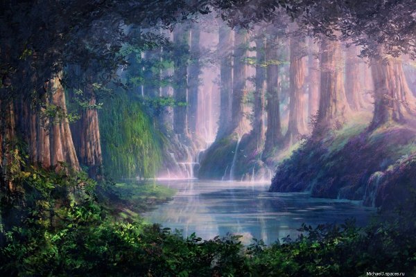 Фэнтези лес