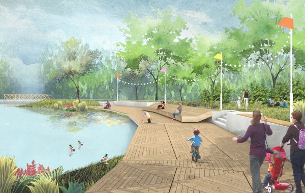 Парк Гагарина Тюмень проект благоустройства