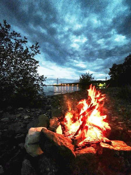 Ночной костер