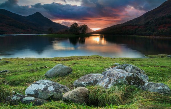 Швеция природа горы