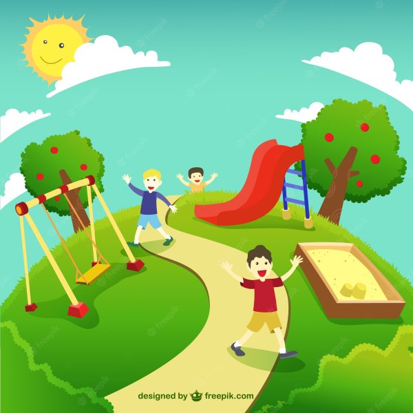 Парк иллюстрация