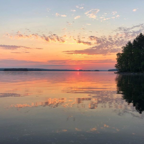 Озеро Оулуярви Финляндия