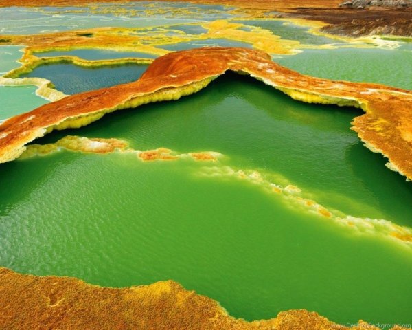 Вулкан Даллол Африка