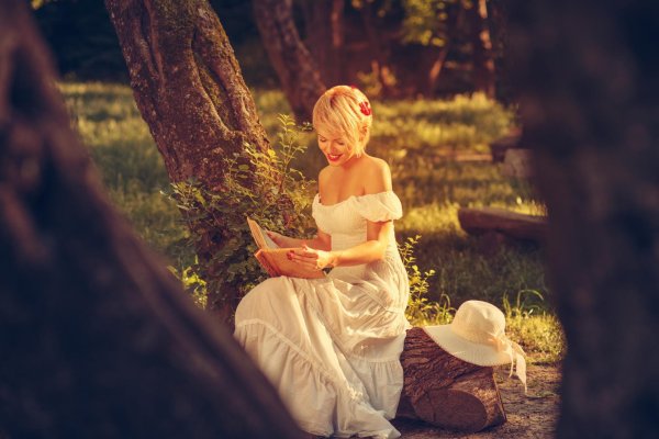 Женщина на природе