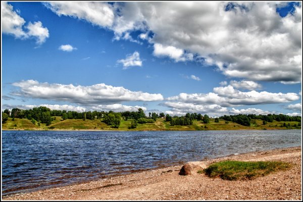 Берег Балахнинского района с Волги
