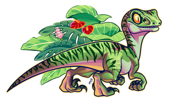 Мир Юрского периода Велоцираптор Чиби