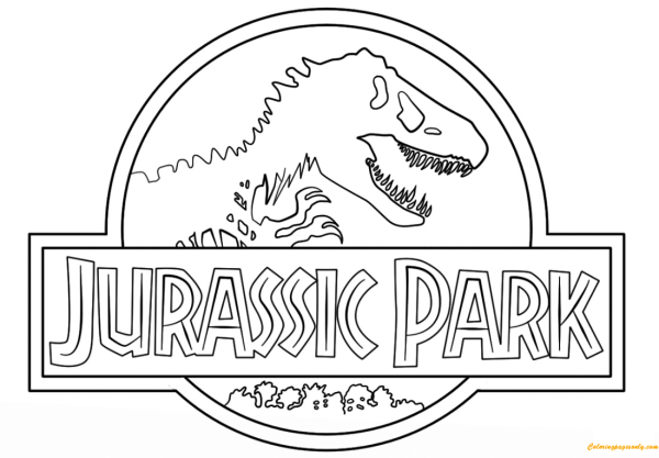 Раскраски динозавры Jurassic Park