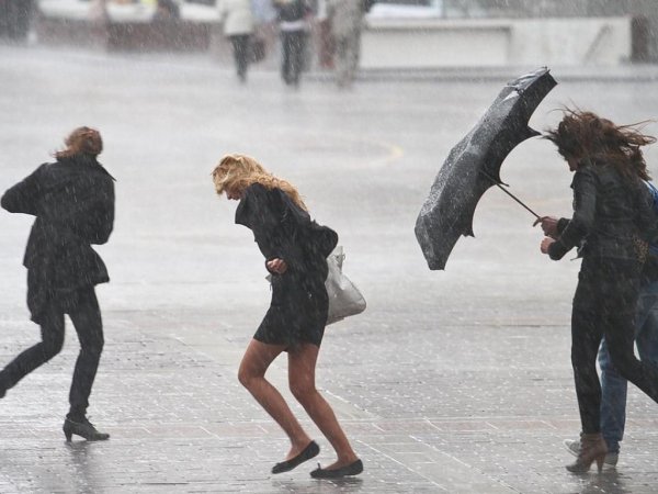 Штормовое предупреждение в Москве