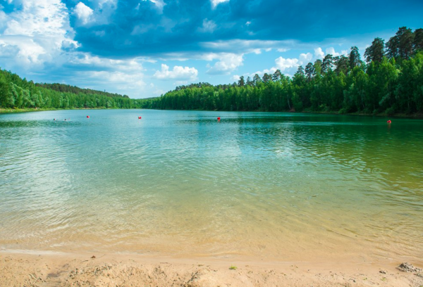 Глубокое озеро Казань