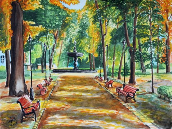 Парковый пейзаж