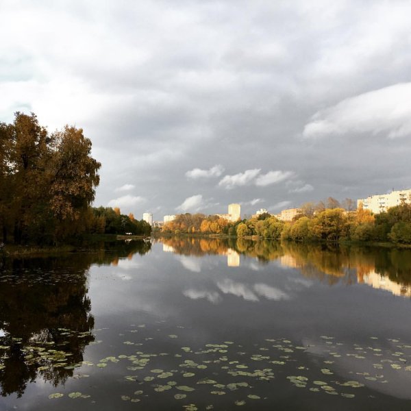 Набережная реки Пехорка в Балашихе