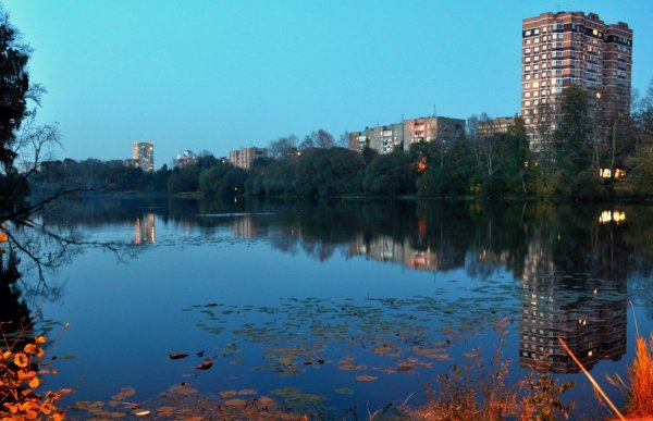 Река Пехорка в Балашихе