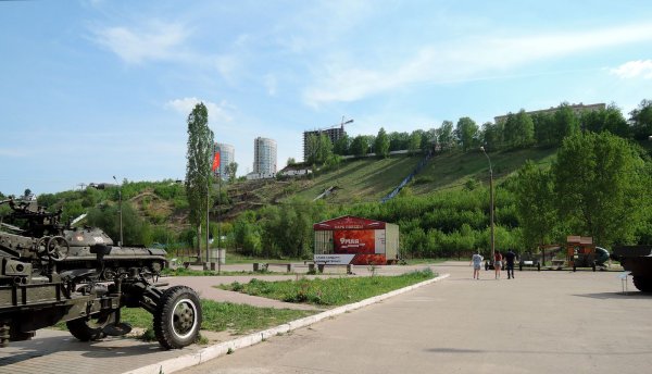 Парк Победы на гребном канале в Нижнем Новгороде