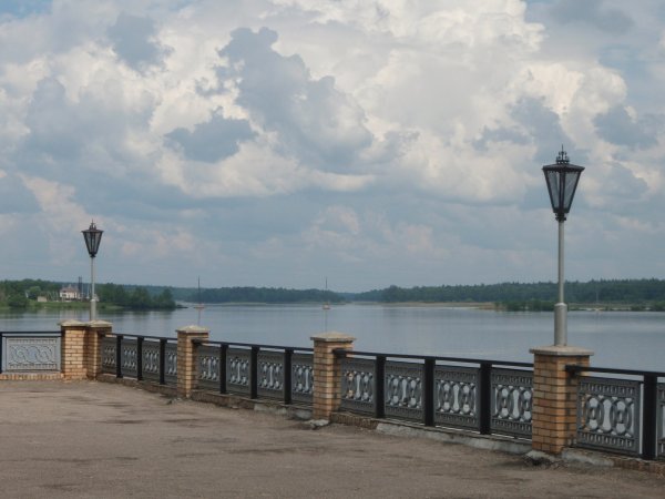 Набережная города Людиново