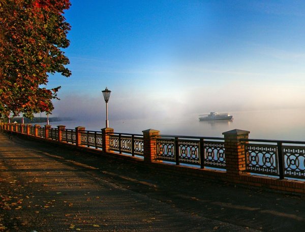 Набережная озеро Ломпадь Людиново