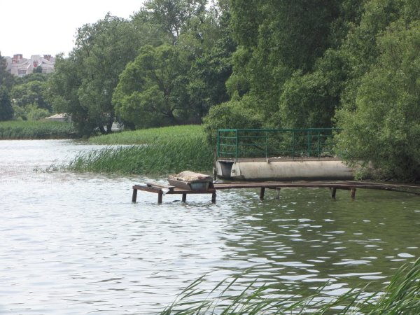 Набережная озеро Ломпадь Людиново