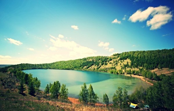 Озеро круглое Шарыповский