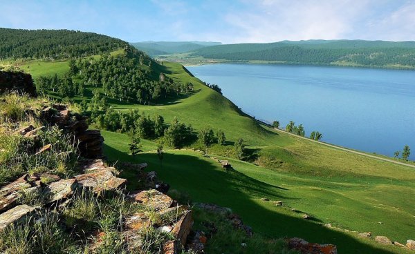 Озеро большое Шарыповский район