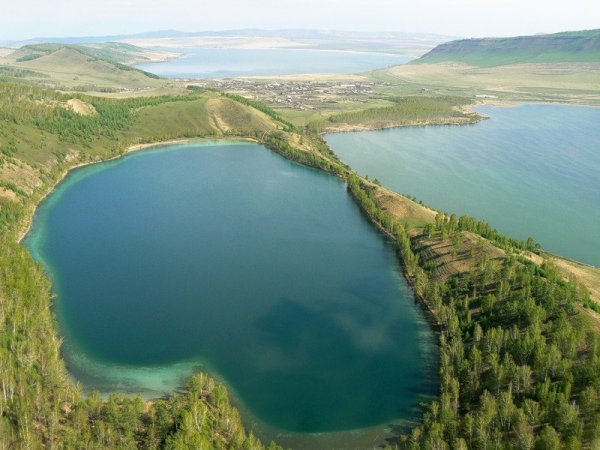 Озеро парное Шарыповский район