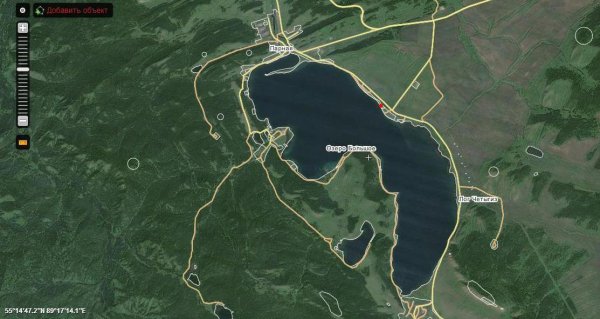 Озеро парное Красноярский край на карте