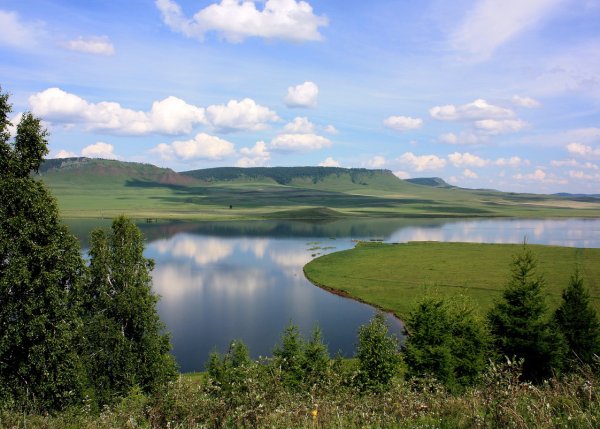 Озеро круглое Шарыповский район