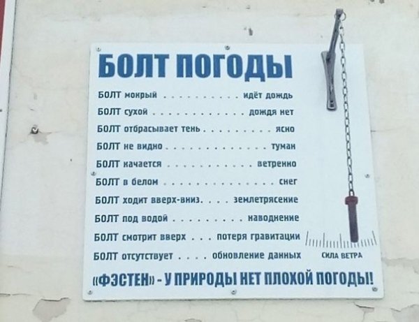 Метеорологический болт