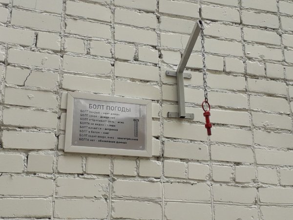 Болт погоды своими руками из дерева