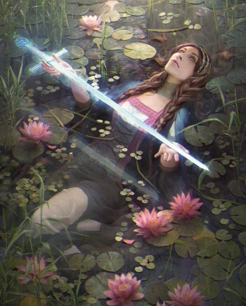 Нимуэ Владычица озера арт