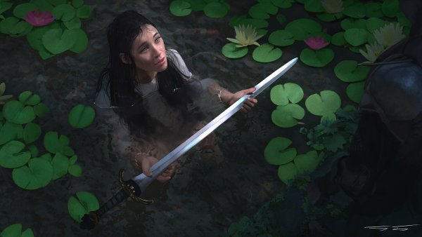 Меч короля Артура Владычица озера