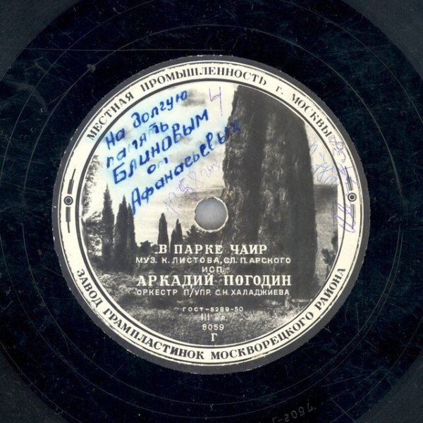 В парке Чаир Аркадий Погодин