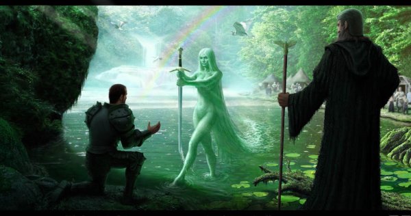 Меч короля Артура Владычица озера