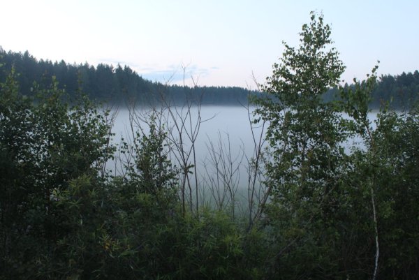 Озеро пустое Сибирь