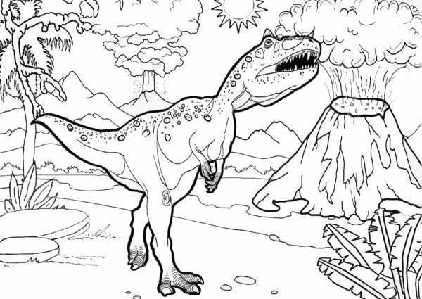 Раскраски динозавры мир Юрского периода