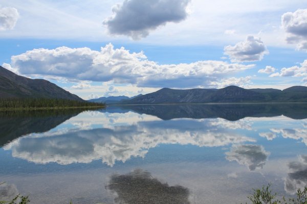Озеро Лабынкыр в Якутии