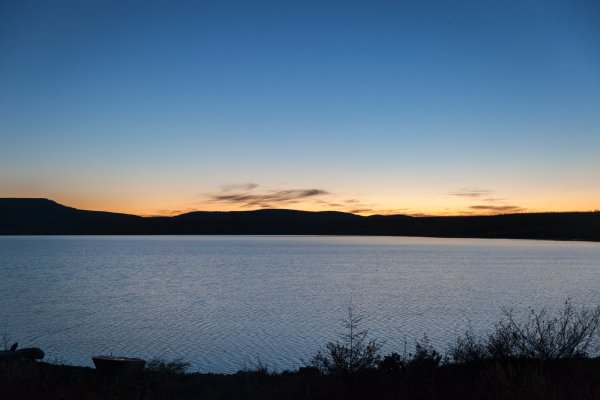 Озеро Лабынкыр в Якутии