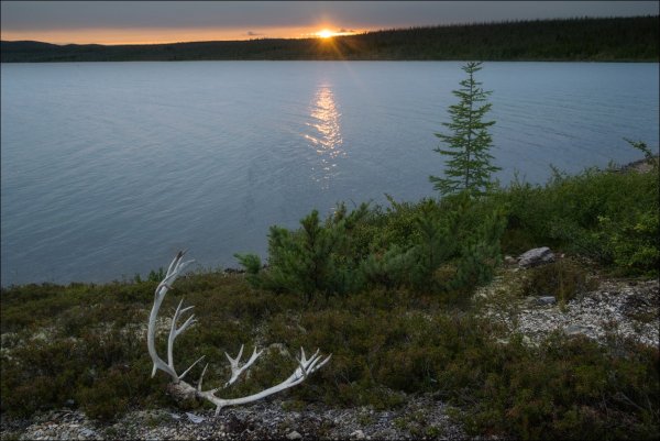 Озеро Лабынкыр в Якутии