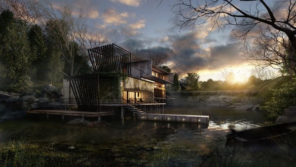 Сталкер-2 дом на болоте