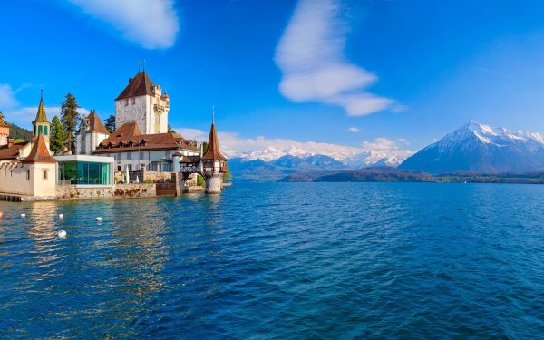 Озеро тун Швейцария