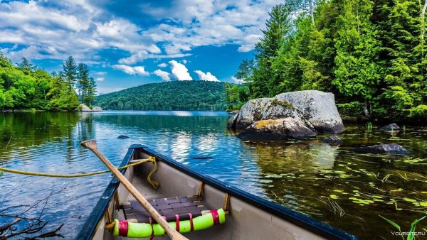 Красивое озеро рыбалка